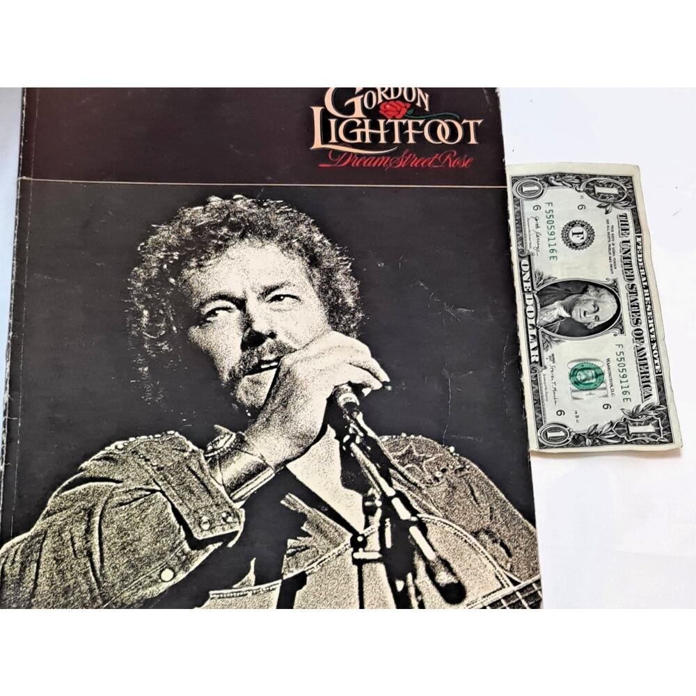 Gordon Lightfoot: Dream Street Rose (1980 Sheet Music & Photos)